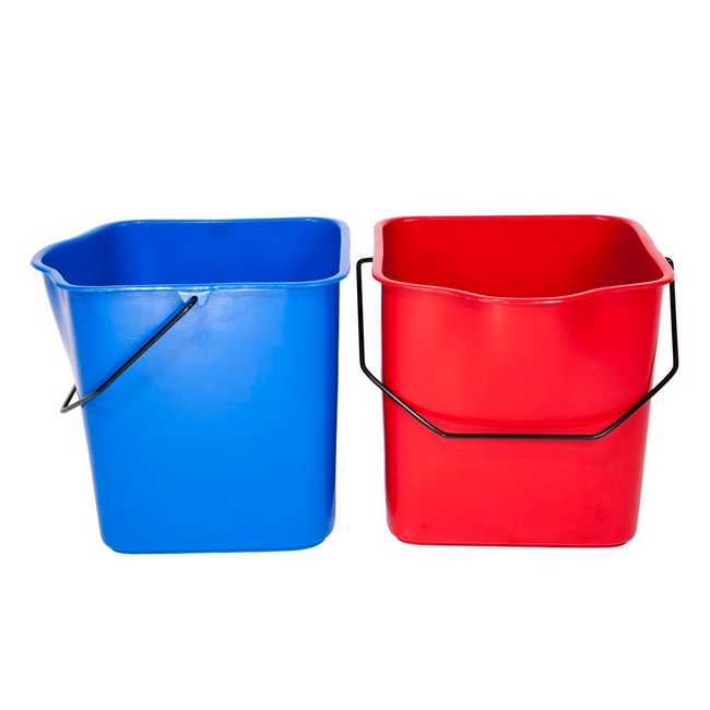 25L Rectangular Plastic Bucket - Colour Options