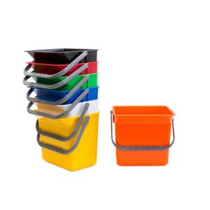 6L Rectangular Plastic Bucket - Colour Options
