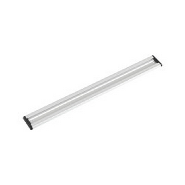 Wall Rail Only - 90cm - With End Clips - Black