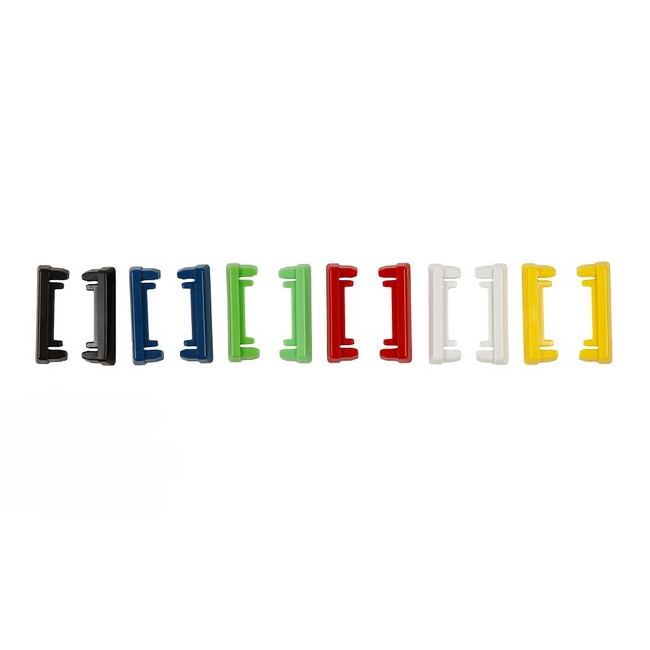 Wall Rail End Clip - Single - Colour Options
