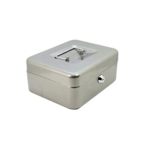 Steel Cash Box - 20 x 16 x 9cm - Colour Options
