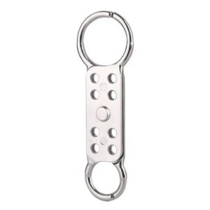 Lockout Hasp - Aluminium - Dual Jaw Clearance - Holds 8 Locks - 15.2 x 5.5cm