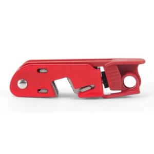 Lockout Circuit Breaker - Grip Tight - Small - Steel - Red - 9 x 4.5 x 2cm