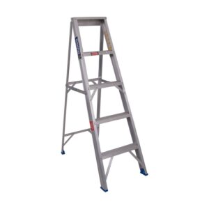 Aluminium Step Ladder - Single Sided - A-Frame - Domestic - 5 Step - 1.3m
