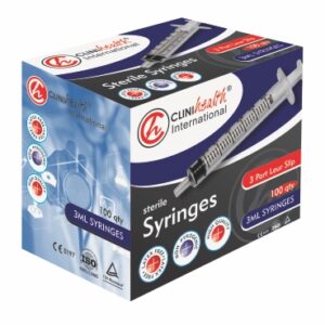 Syringe 3ml 3 Part L/Slip CliniHealth