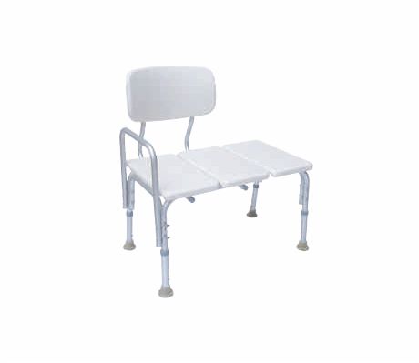 Shower Chair Bench with One Side Handle and Backrest