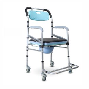 Commode Mobile with footrest