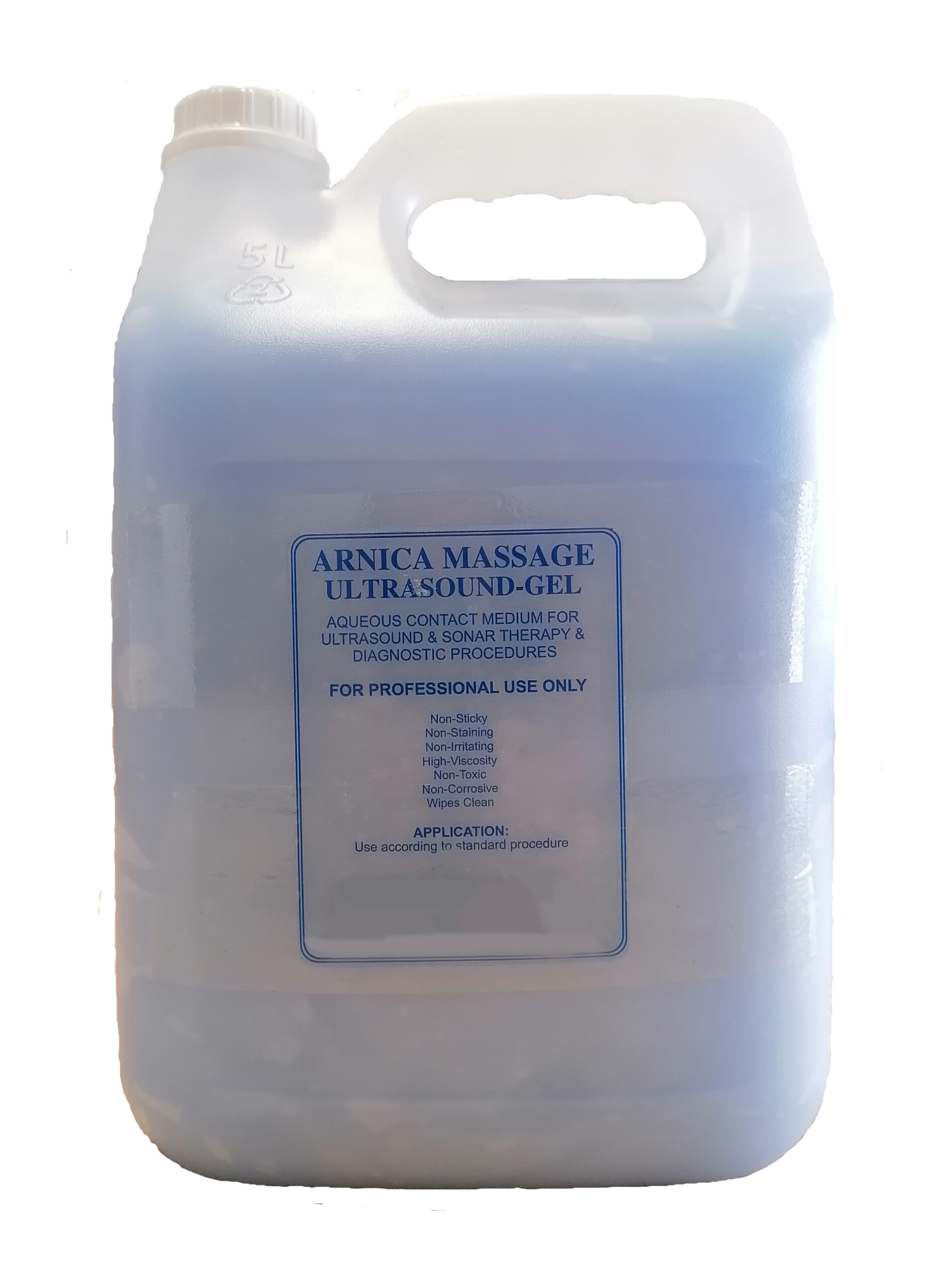 Massage Ultrasound Gel With Arnica Oil 5L