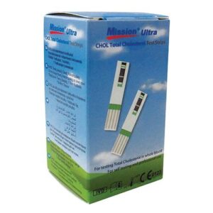 Cholesterol Mission Ultra Test Strips – 25s