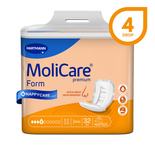 MoliCare Premium Form Unisex Adult Pads (4 Drop) (NEW LARGEPACKS)
