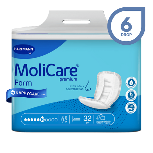 MoliCare Premium Form Unisex Adult Pads (6 Drop) (NEW LARGEPACKS)