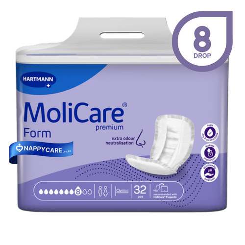 MoliCare Premium Form Unisex Adult Pads (8 Drop) (NEW LARGEPACKS)