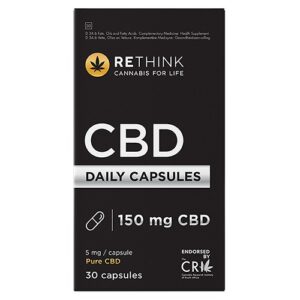 Rethink Cbd Daily Caps150mg – 30s