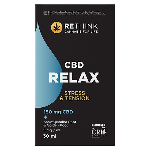 Rethink Cbd Relax Oil 150mg 30ml