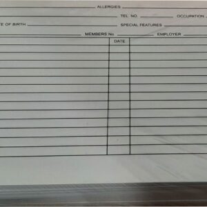 Medical Record Cards – 500s