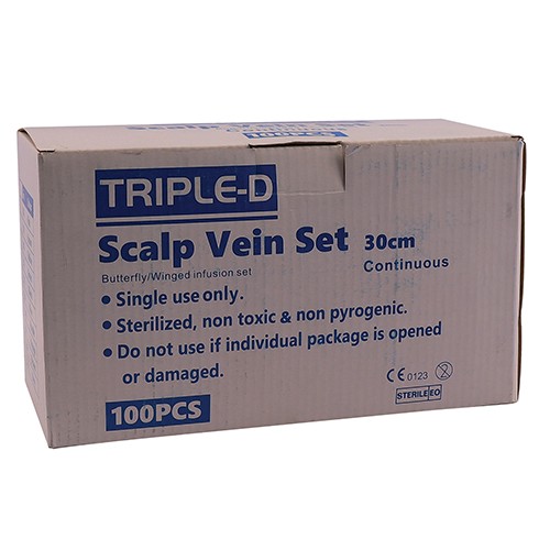 Scalp Vein Set Continuous 21g 30cm – 100