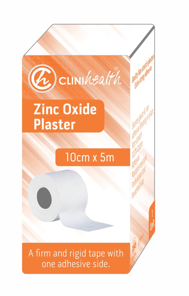 Zinc oxide Plaster Tape 10cm x 5 – Singles