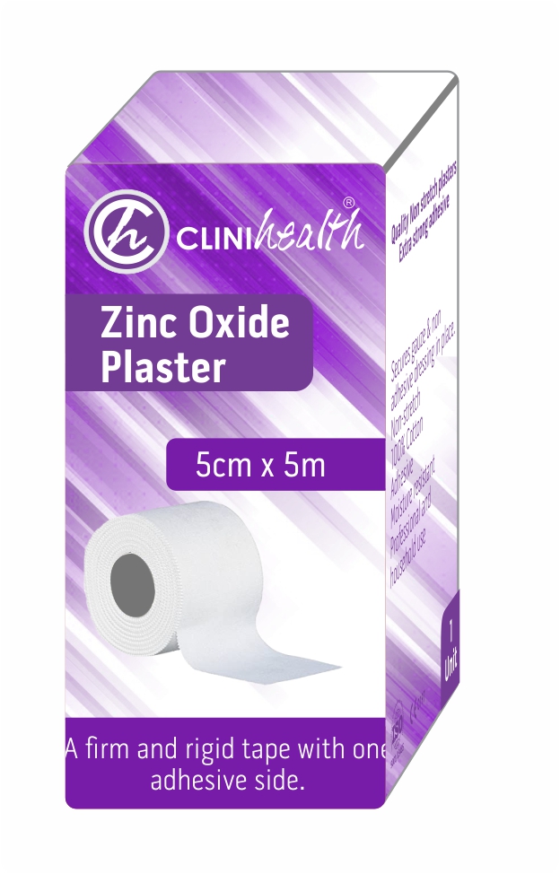 Zinc oxide Plaster Tape 5cm x 5 – Singles