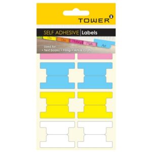 Self-Adhesive Tabs - 37 x 49mm - Pastel - 1 Pack - SATP