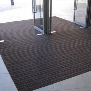 Entrance Mat - Trio Scraper Carpet - 200 x 1.3 cm - per Linear Metre - Brown - PMD050001C