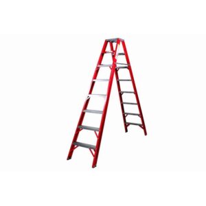 Fibreglass Double Sided Ladder - Industrial A-Frame - 12 Steps - 3.6m - FGSD12