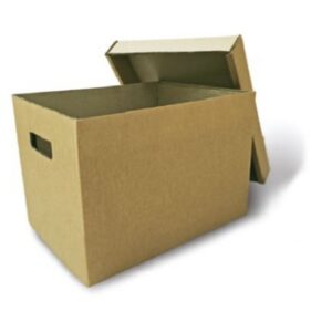 Cardboard Archive Box with Lid - Instacase SWB Carton - Corrugated - 43 x 32.5 x 25 cm - 2G_CAIN4332