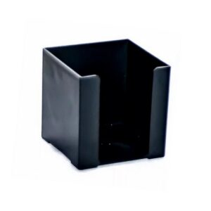Paper Cube Holder - Square - Doodle Box - Recycled - 10 x 10 x 10 cm - Black - Pack of 8 - 019DB-R