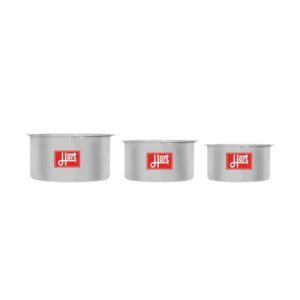 Pot with Lid - Hart - J7 BAK S.H - Aluminium - 1L - Pack of 10 - 700500