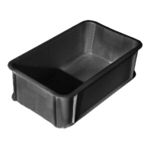 Plastic Crate - 37L - Recycled Plastic - Black - Pack of 60 - MT64209-black