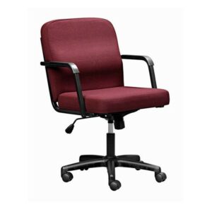 Office Chair - Full Mid Back - Swivel and Tilt - 85 x 57 x 64 cm - SE006-burgundy