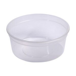 350ml Take Away Containers - Tub Only - Clear - Pack of 200