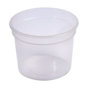 1000ml Take Away Containers - Tub Only - Clear - Pack of 200