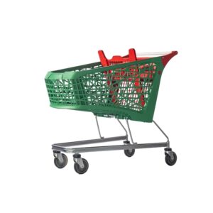 Plastic Shopping Trolley - 150L - Colour Options