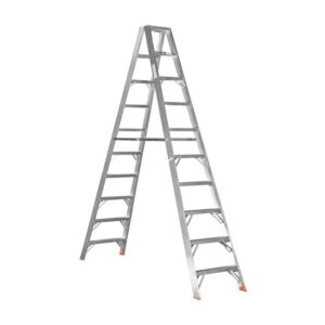 Aluminium Step Ladder - Double Sided - Heavy Duty Industrial - 10-Step - 3.0m