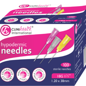 Needle 18G 1&1/2″ (1.2×38) CliniHealth