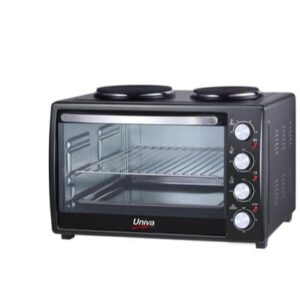 Univa 30L Mini Oven with 2 solid plates