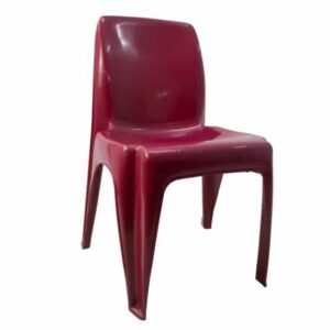 Carlow Plastic Chair- Red