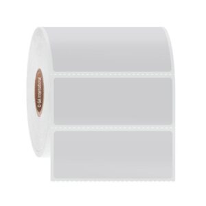 GA International Cryo Barcode Labels for Liquid Nitrogen Storage, 63.5mm x 25.4mm, White for 15ml Tubes, Roll with 1000 Labels