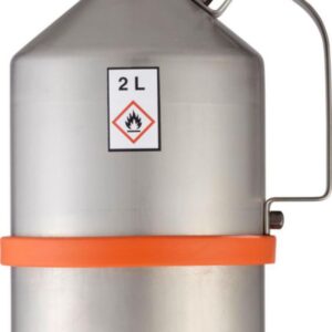 Rötzmeier Safety can 2 ltr. with flame safeguard and screw lid 1 1/4" unpolished, without shaft