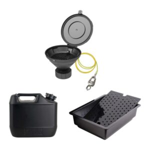 SCAT Safety Waste Set: Canister S60 10L, Lid Funnel S60, Collecting Tray PE-HD