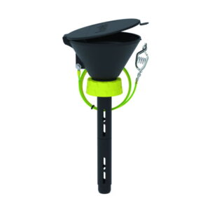 Bohlender b.safe Funnel 130 mm – S 50 Thread, Black Static-Dissipative PE‑EX