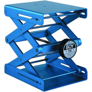 Rudolf Lab Jack Swiss Boy 118 Aluminium, Grey, Plate 240x320 mm, Load 90 kg