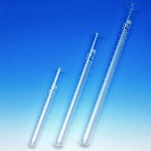 Hecht Test Tube 20:0.1 ml, Graduated Soda Glass, with Spout