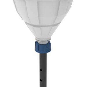 SCAT Funnel with Ball "ARNOLD" V2.0 GL45 PE-HD White with Lance (220 mm)