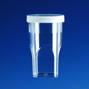 BRAND Sample Beakers with Lid, PS 20 mL (Pack of 1000)