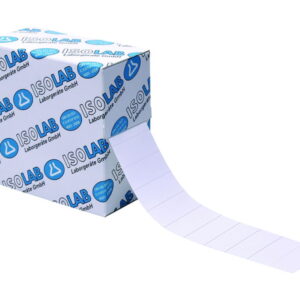 ISOLAB Label Rectangular Form 24x13 mm White Pack of 1000