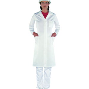 Uvex Ladies Laboratory Coat, Size 38, White, 65% Polyester / 35% Cotton, 1/1 Arm Type (81510)​