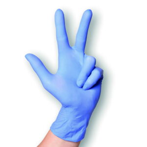 Semperit Disposable Gloves Size L 8-9 Semperguard Xtra-Lite 200 Nitrile Lavender Blue Powder-Free Pack of 200