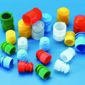 Kartell Caps for Test Tubes, 15–17 mm, Neutral, PE, Pack of 100