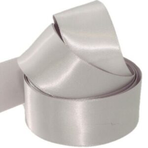 DFS Silver Coin (10mm) Satin Ribbon